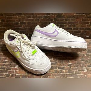 ❤️ Women’s Air Force 1 Shadow Electric Green Size 8 EUC